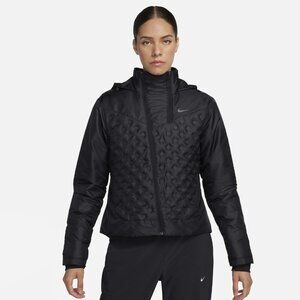 NWT  Nike Therma-FIT ADV Repel AeroLoft running jacket in black. Size M.